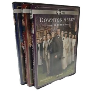 🍒 Downton Abbey Seasons 1-3 DVD Bundle TV Series  Masterpiece Classic PBS